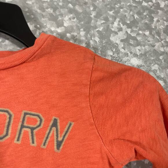 Crewcuts Orange "Stubborn Bulls Baseball Team" T-Shirt - Size 4/5 - Long Sleeves - Picture 2 of 6